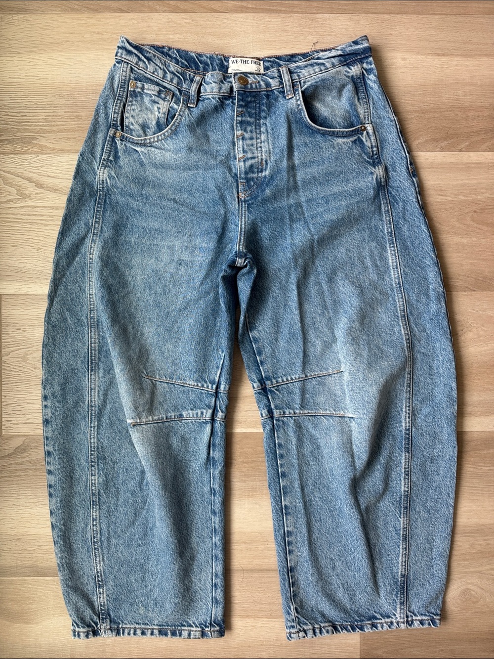 We The Free - Good Luck Barrel Mid Rise Jeans - Picture 8 of 16